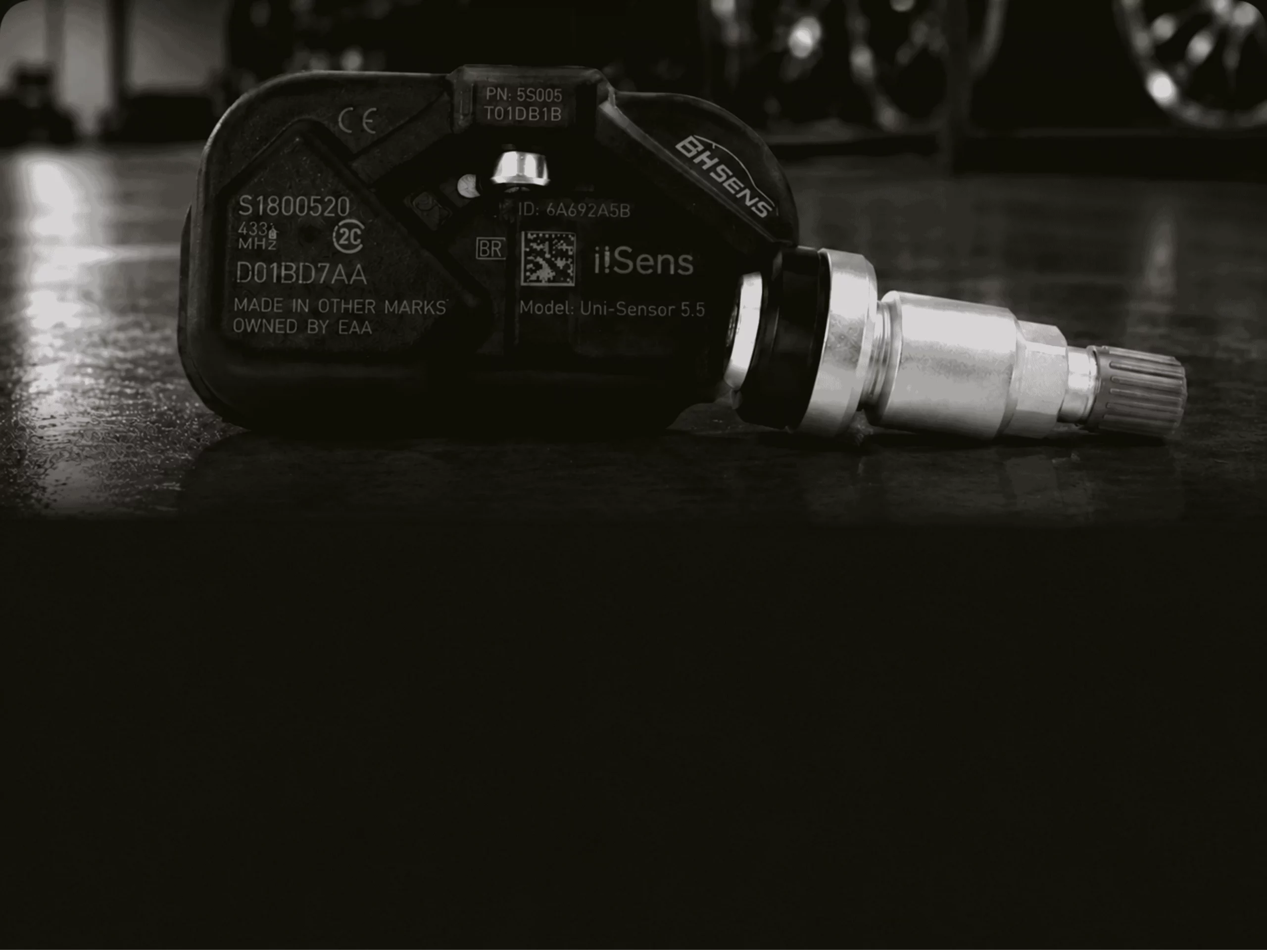 Valve TPMS pour le contrôle de la pression des pneus