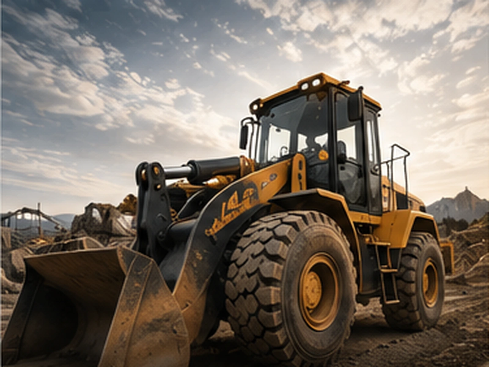 Pneus génie civil pour engins de chantier